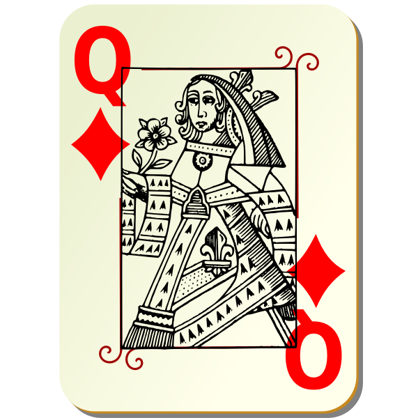 Queen of diamonds image