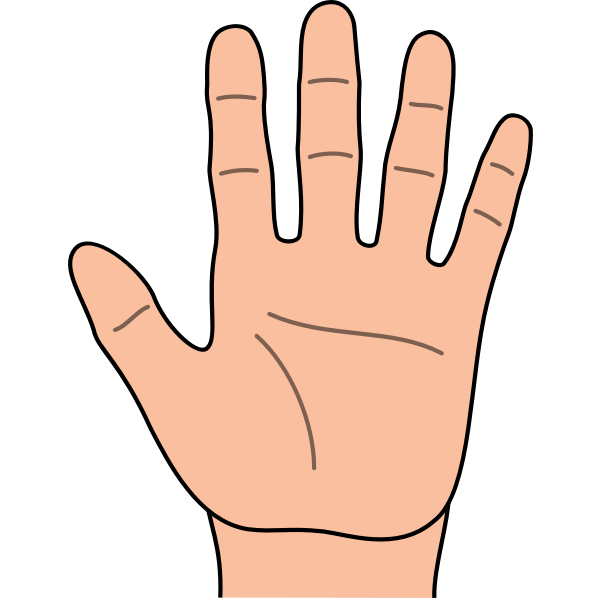 Hand Open Cartoony