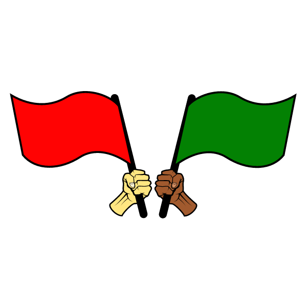 Hand with flag 2