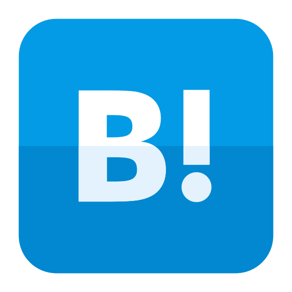 B! logo