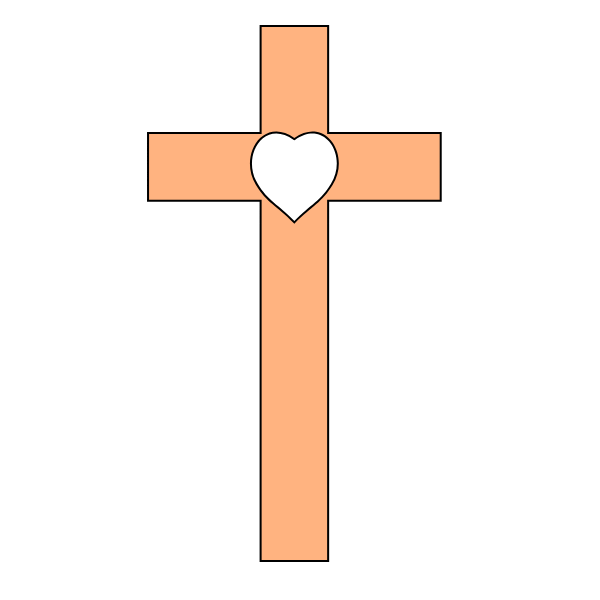 Heart and cross 2