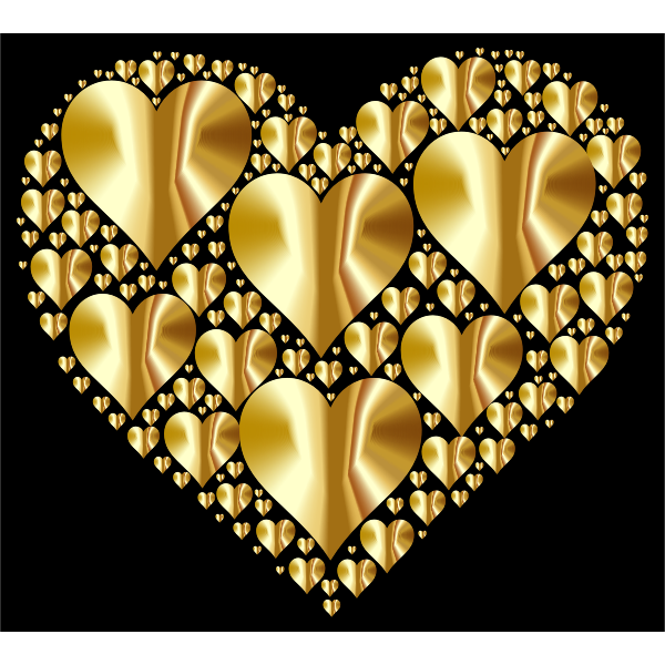 Golden hearts