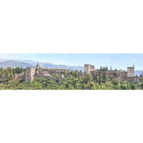 High Poly Alhambra Panorama