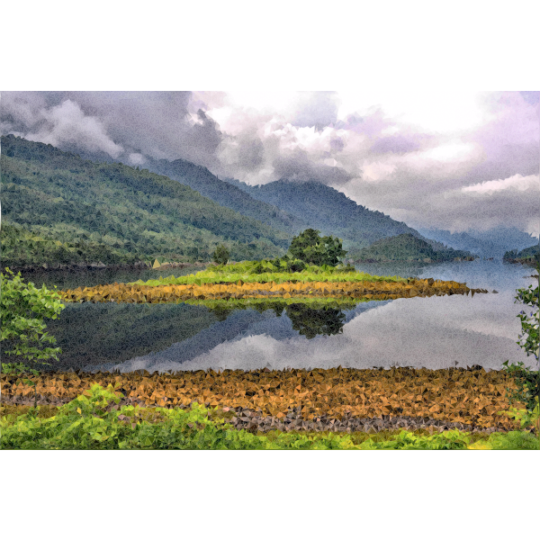 High Poly Glenfinnan Scotland