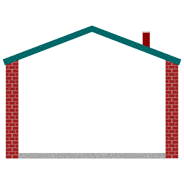 Home border vector image