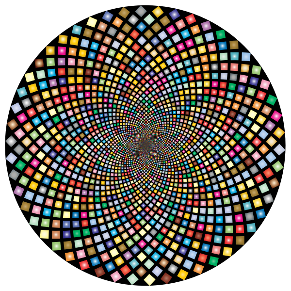 Hypnotic Checkerboard Vortex 5