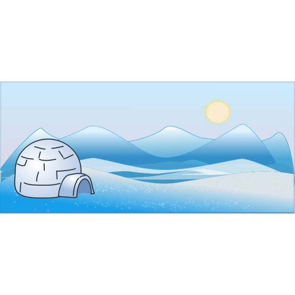 Igloo landscape