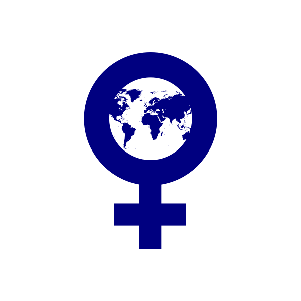 Vector clip art of females of the Earth sign