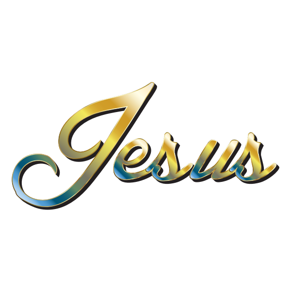 Jesus Chromatic Typography