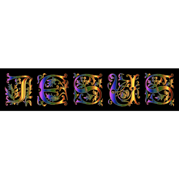 Jesus Elegant Typography 14