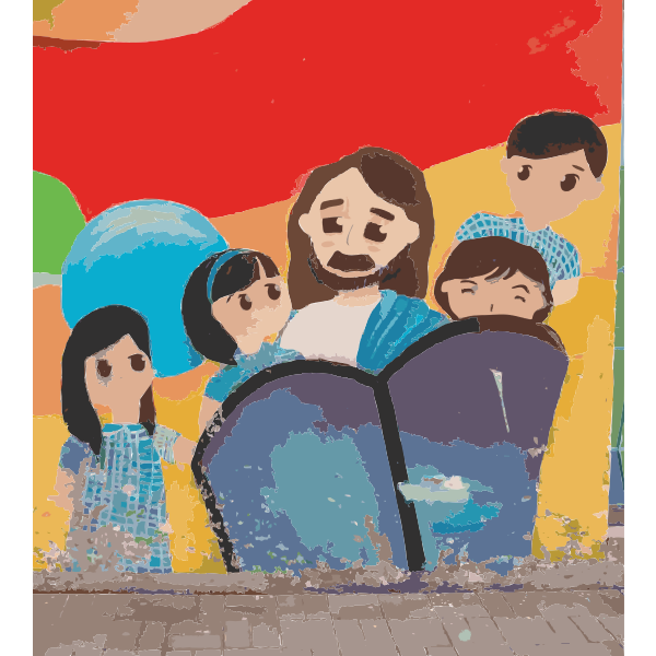 Jesus and Some Kids 2014111305