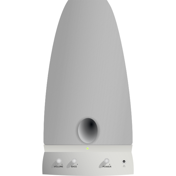 Vector image of PC loudspeaker