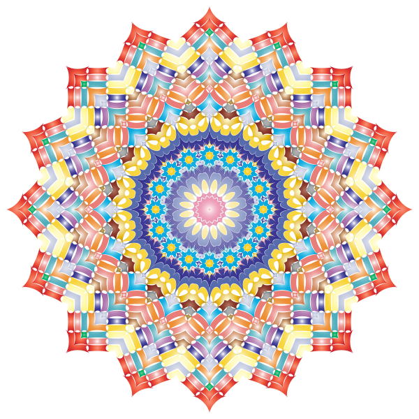 Kaleidoscopic Mandala 2 No Background