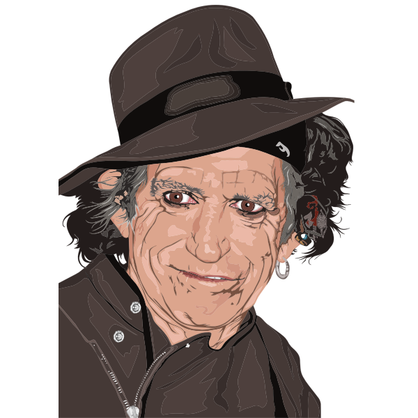 Keith Richards Portrait