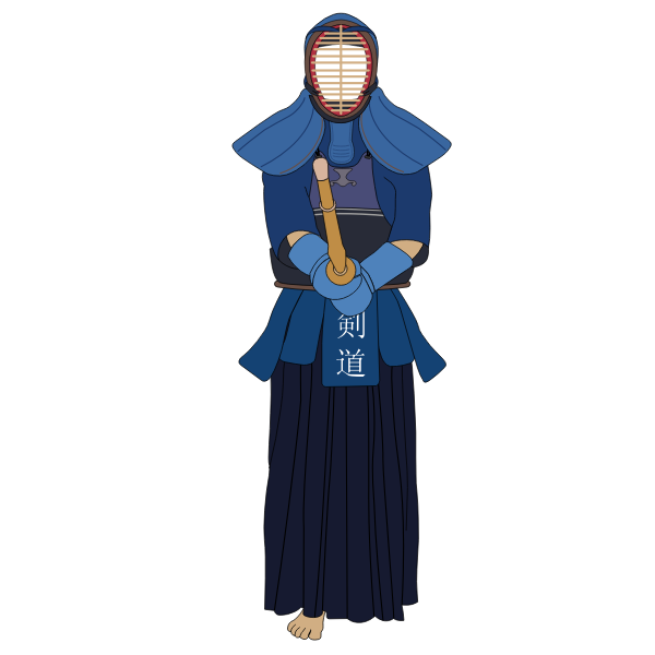 Kendo uniform vector image