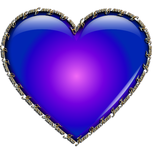 Blue heart image