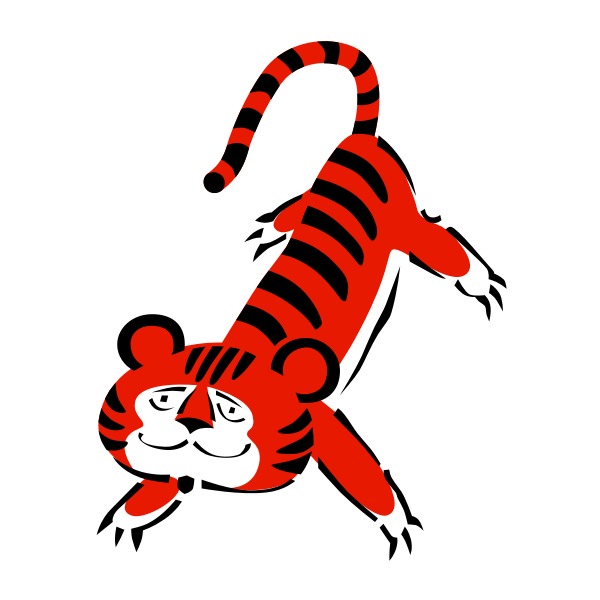 Orange tiger