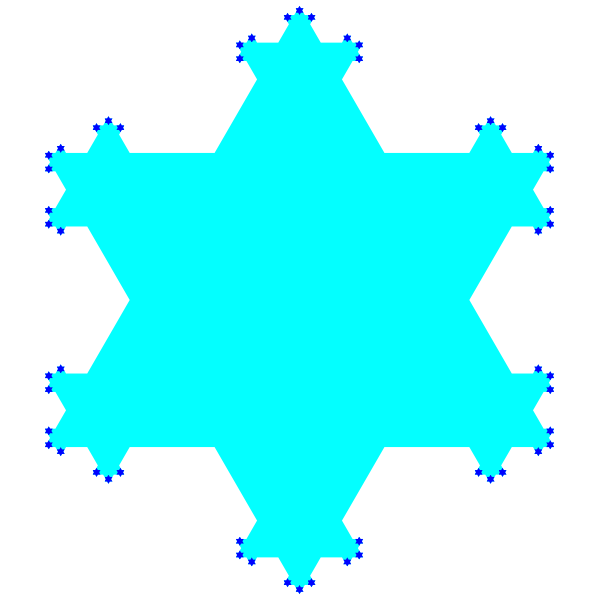 Snowflake fractal