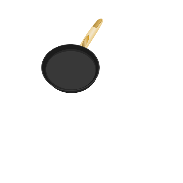 Frying pan vector image