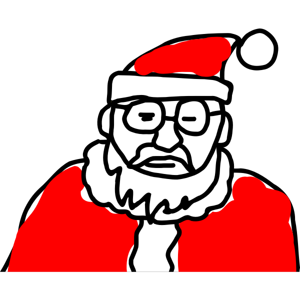 Santa's sketch image