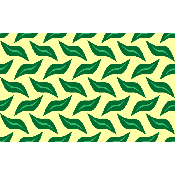 Green leafy pattern