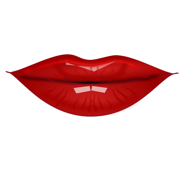 Vector illustration of sensual woman lips