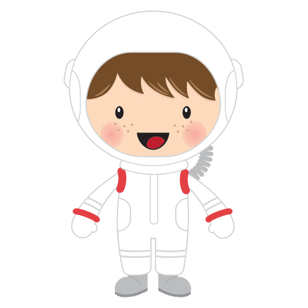 Little boy astronaut