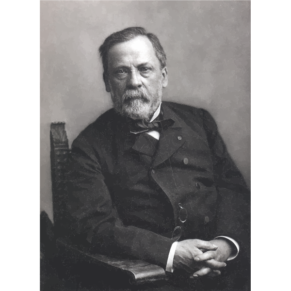 Louis Pasteur vector image