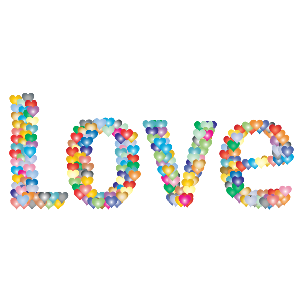 Love Heart Typography Redux 4