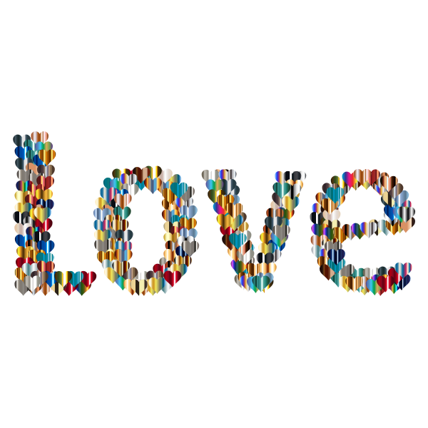 Love Heart Typography Redux 5