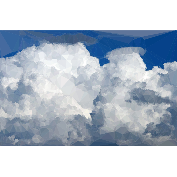 Low Poly Cloudscape 4