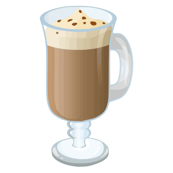 Hot chocolate vector drawing