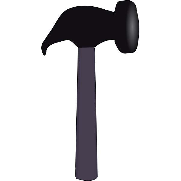 Hammer icon vector drawing