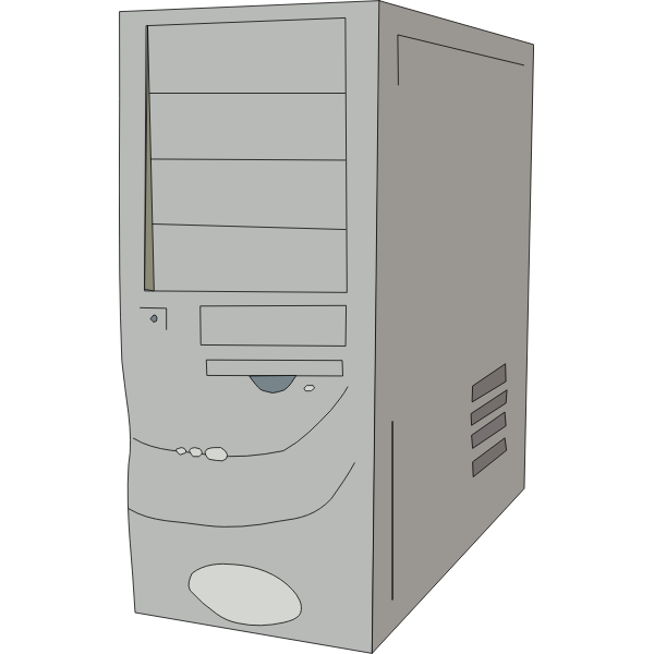 PC case tower clip art