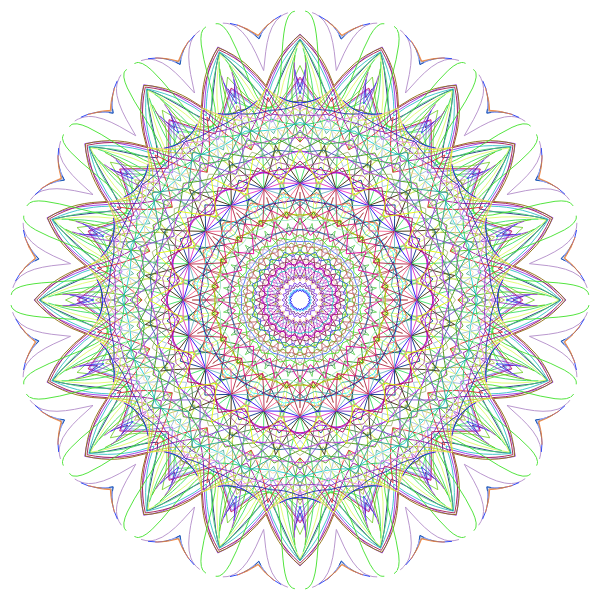 Mandala Burst No BG