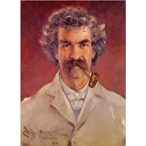 Mark Twain Portrait James Carroll Beckwith 1890