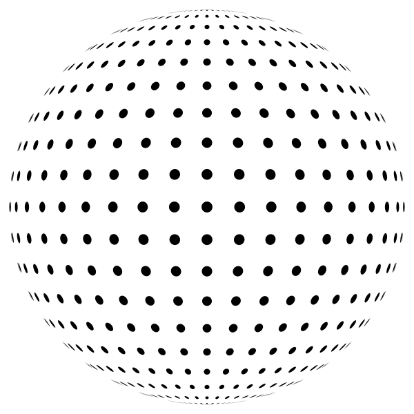 Medium Density Dots Sphere