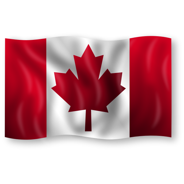 Canadian Flag vector drawing