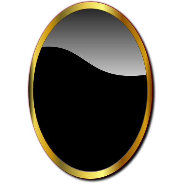 Oval mirror