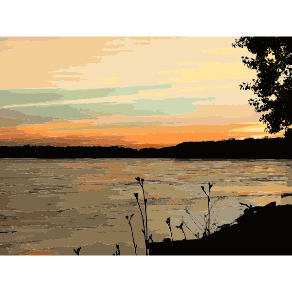 Missouri river sunset 2016060442