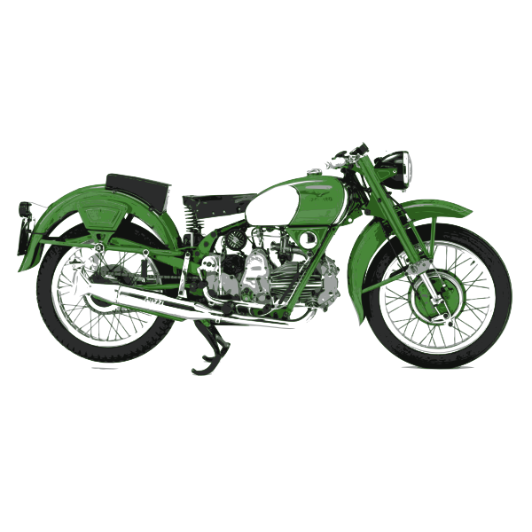 Moto guzzi verde