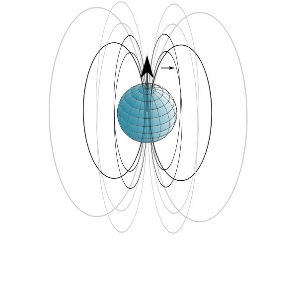 NMR spin field lines