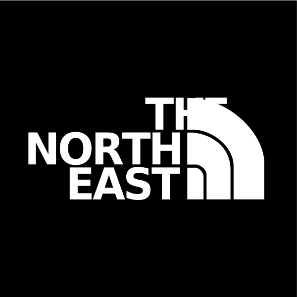 The North East sticker vector clip art