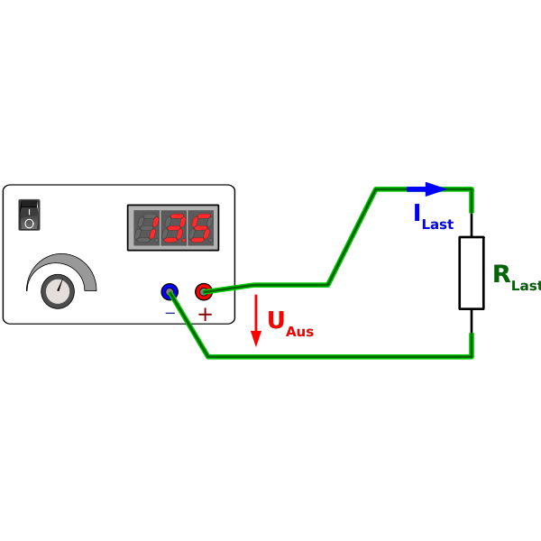 Power supply electric diagram