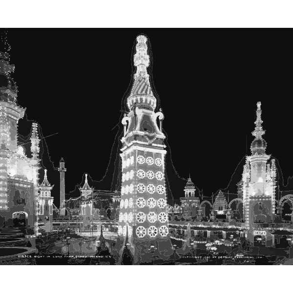 Night in Luna Park Coney Island 1905 2016122150