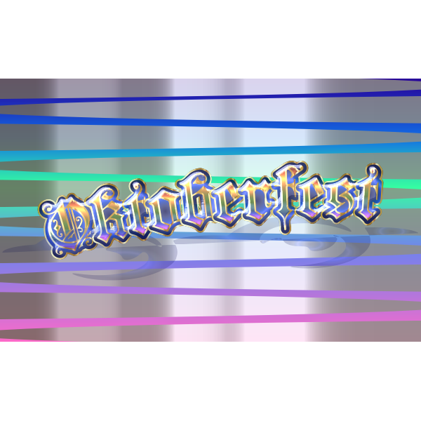 Oktoberfest Typography Shiny