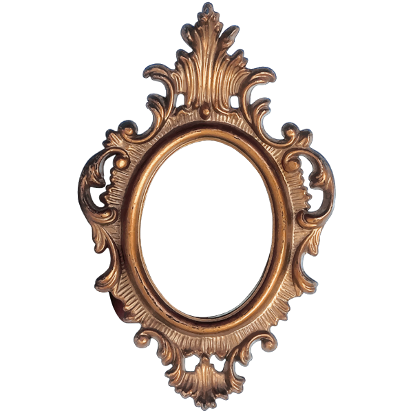 Ornate Frame Circular Shape