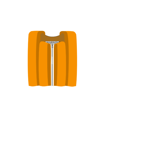 A personal flotation device vector clip art