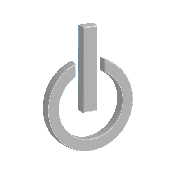 Power button symbol