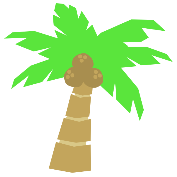 Palm tree drawing